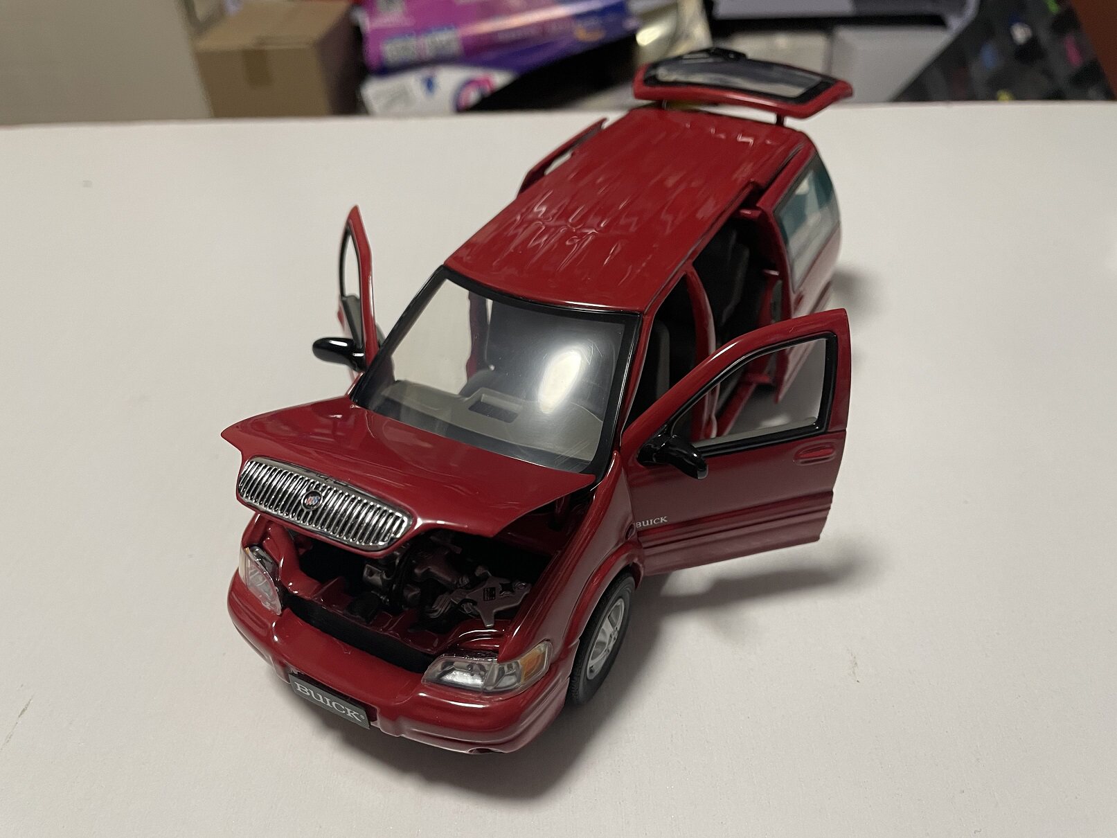 1:24 Dealer Edition Buick GL8 MPV Business Car Model RARE | eBay