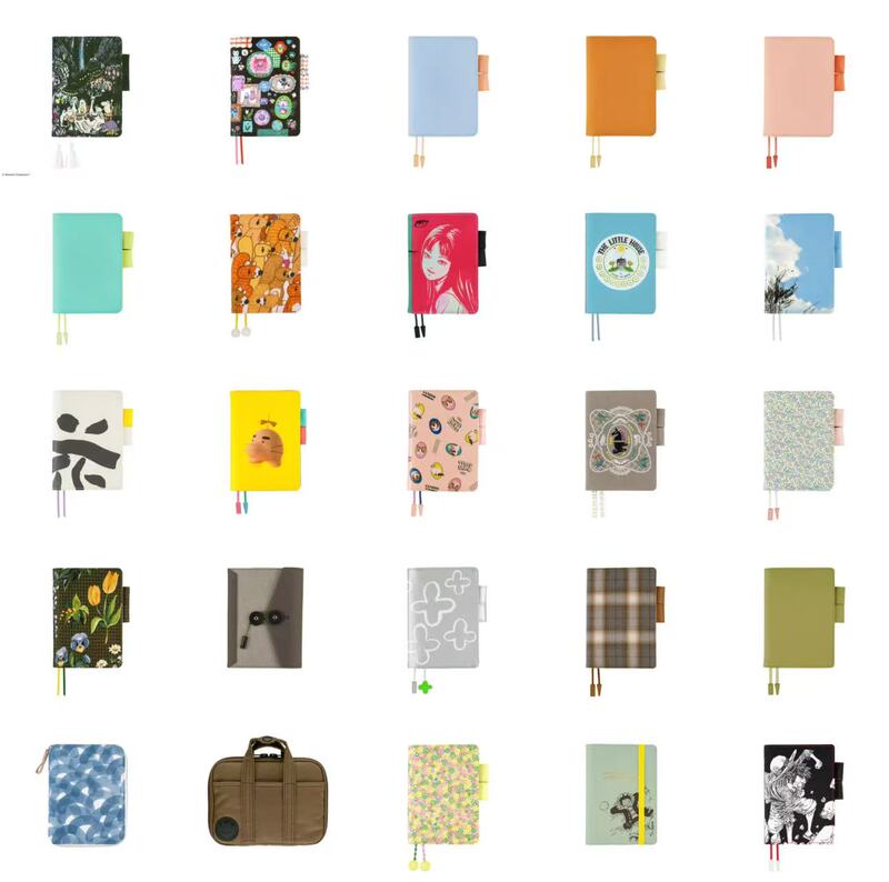 2026 Japan A6 Planner Hobo Spring Limited Edition Conan Moomin Fukunaga Umi Checkered Tamagotchi Book Cover