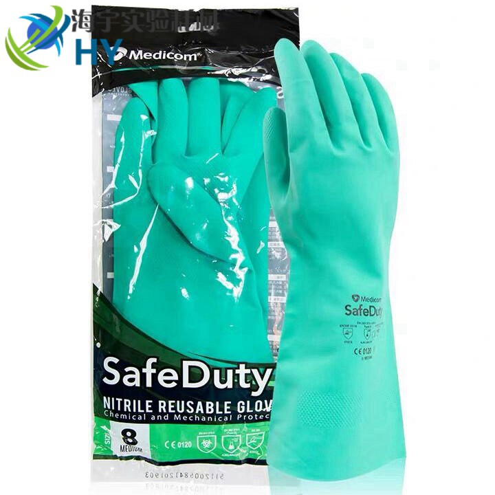 McDiConn Medicom imports rubber gloves Raubao abrasion resistant work thickened gloves Industrial anti-chemical