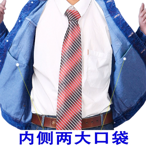 Джинсовый хлопковый износостойкий комбинезон, увеличенная толщина, большой размер, защита от ожогов, делается под заказ