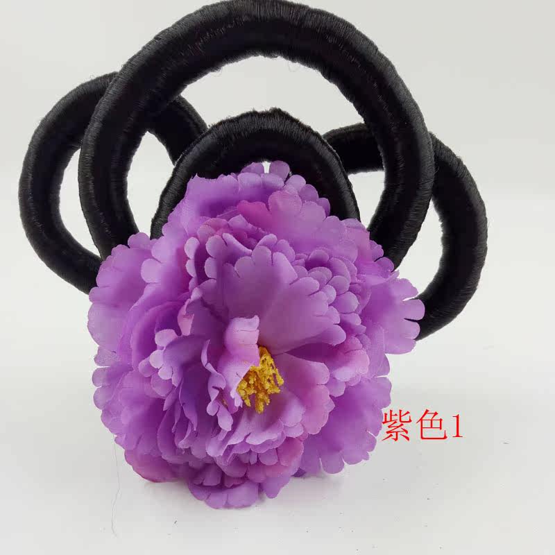 Performance Feitian cos modeling costume wig Datang ancient rhyme ancient wig bun hair bag ancient costume headdress wig