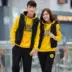 2016 người yêu áo len ba mảnh cỡ lớn áo len nữ phù hợp với áo khoác thể thao nữ S cotton - Áo len