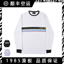 The children of the Avenue long-sleeved Avenueson Tide brand round neck skateboard t-shirt 1985 skateboard shop