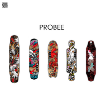 1985 Skate Shop-PROBEE Longboard Board Painting Female Nine-tailed Tengu Shirazawa Almighty Flat Flower Downhill Dance Board DC