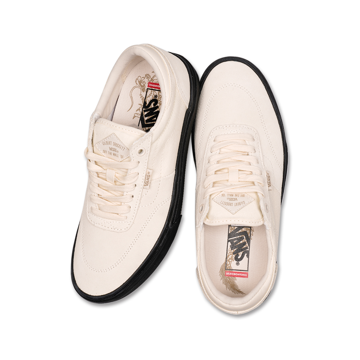 Vans Skate Low Top skate Cilbert Crocke Series Shock Absorbing Abrasion Student 1985 Skateboard