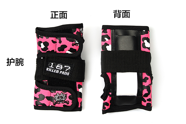 Bộ đồ bảo hộ trượt ván dành cho trẻ em 187 của Mỹ dành cho trẻ em Kneepad Elbow Bracers Thiết bị bảo vệ thể thao khắc nghiệt - Dụng cụ thể thao băng đầu gối tennis