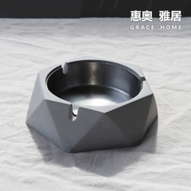 Creative ashtray living room simple modern Nordic atmosphere household trend fashion ashtray ins stainless steel marriage ash