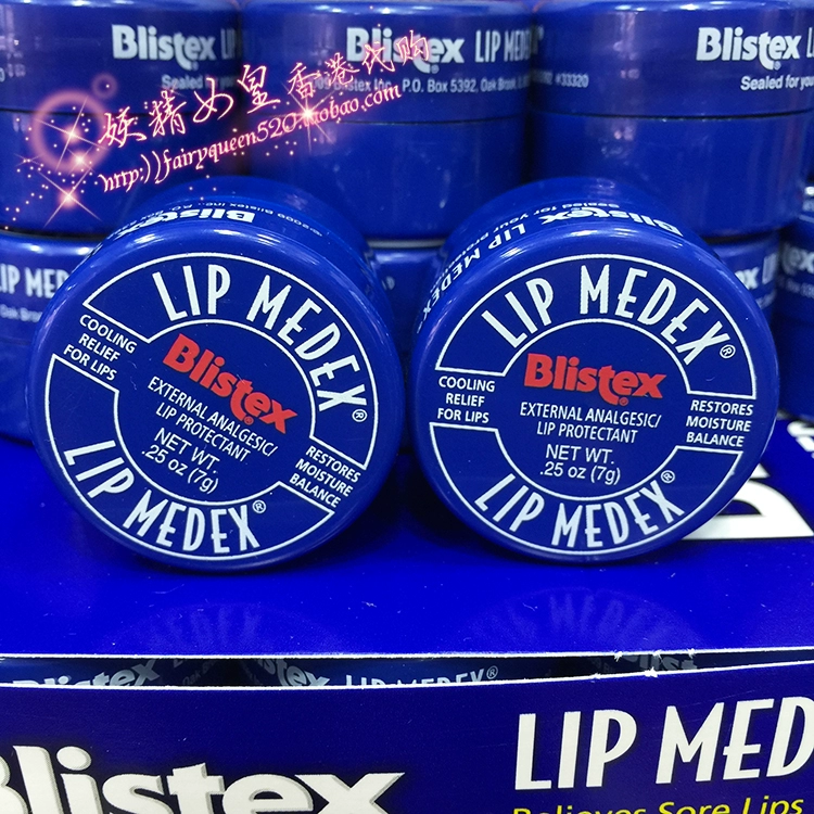 Leprechaun Blistex Bi Lip Professional Repair Lip Balm (Small Blue Can) 7g Kem dưỡng ẩm giữ ẩm cho môi - Son môi merzy dt4