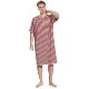 Новый Tencel Lyocell с короткими рукавами в красную полоску/шелковистый и дышащий.
