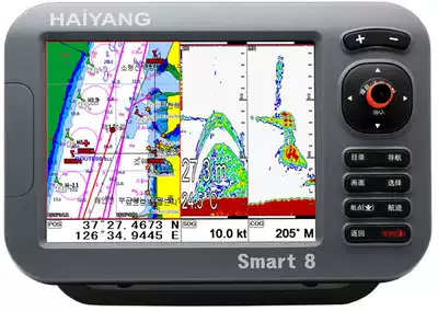 South Korea imported HD-880CF three-in-one instrument marine chart GPS satellite navigation fish sounder sounder