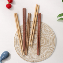 Children chopsticks home Wood Segment 6-year-old 8-year-old-free paint 4 years old baby chopsticks nursery dedicated short kuai zi
