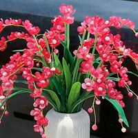 (5 больших веточек и 15 маленьких) красный + без вазы (сделай сам)