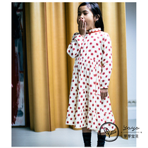 66 Do not return Bud Bud baby Hello Simone 19AW girl sweet little lace collar dress