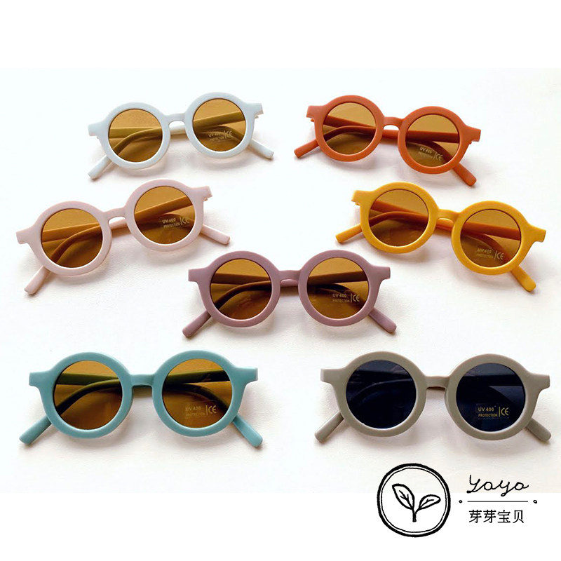 Bud baby Danish GRECH & CO vintage UV400 kids boys and girls trendy glasses lightweight sunglasses sunglasses