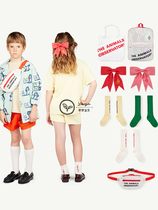 Buds Baby TAO 24SS Spring Summer Child Leisure Slanted Satchel Satchel Satchel Bag Backpack Hairpin Socks Accessories