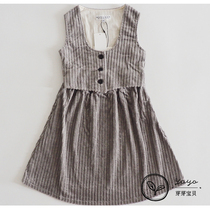 66 Do not return Bud Bud baby EEH 19AW girl retro corduroy back skirt