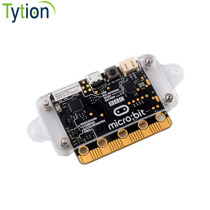 英国BBC Micro:bit 开发板保护壳 透明亚克力外壳盒子套件带螺丝