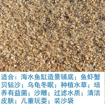 Natural sea sand Sea sand Fine sea sand Landscaping sand Sea sand fish tank Kindergarten Sea Sand Childrens toys paving sand