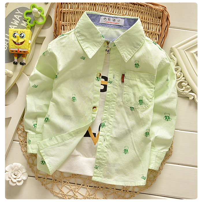 Chemise enfant à manche longue - Ref 2083984 Image 13