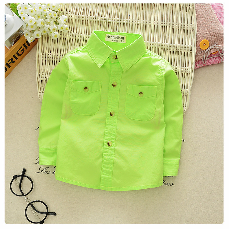 Chemise garcon à manche longue - Ref 2074587 Image 15