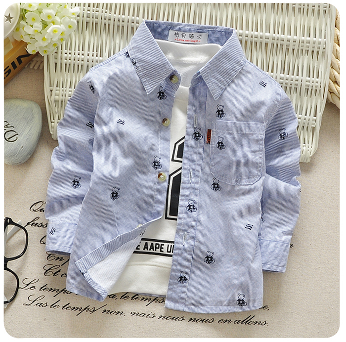 Chemise enfant à manche longue - Ref 2083984 Image 27