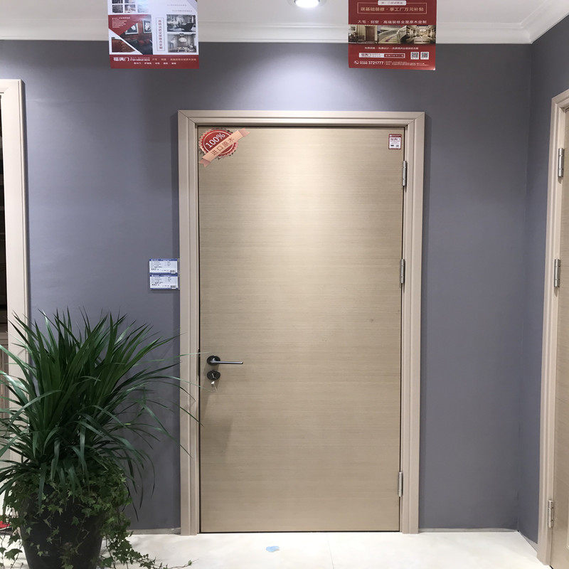 Forfull Door Log Door Cannino Lacquered Wood Silver Oak FM-882