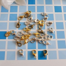 Small lobster buckle diy jewelry accessories handmade beaded material metal necklace buckle bracelet buckle alloy buckle 1 Yuan 5