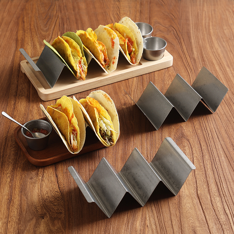 304 Retro Western Restaurant Taco Holder Mexican Taco Holder Corn Tortilla Holder Creative Shrimp Holder