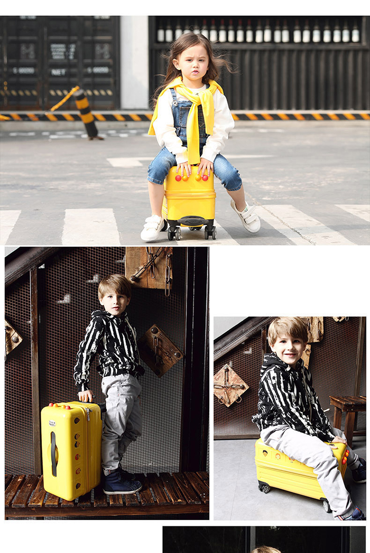 Hoa Kỳ Du Lịch Bạn Bè Trẻ Em của Bé Box Kids Vali Xe Đẩy Trường Hợp Hành Lý Ba Lô balo đi học cấp 1