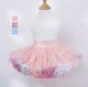 Rainbow color ice cream princess tutu skirt ສໍາລັບເດັກຍິງ tutu baby mesh skirt short skirt