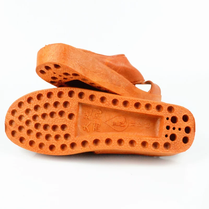 New home indoor bathroom thick-soled flip-flops outdoor non-slip wear-resistant bathing and shower plastic soft-soled men's slippers