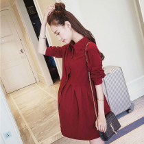 Pregnant women spring dress 2021 new spring and autumn Net red suit jacket women fashion tide Hot Mom personality