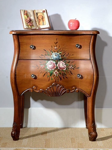 Окрашенная мебель из натурального дерева, диван, система хранения для спальни, в американском стиле