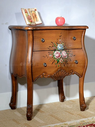 Окрашенная мебель из натурального дерева, диван, система хранения для спальни, в американском стиле