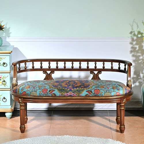 Ретро мебель из натурального дерева для двоих для отдыха, диван, в американском стиле