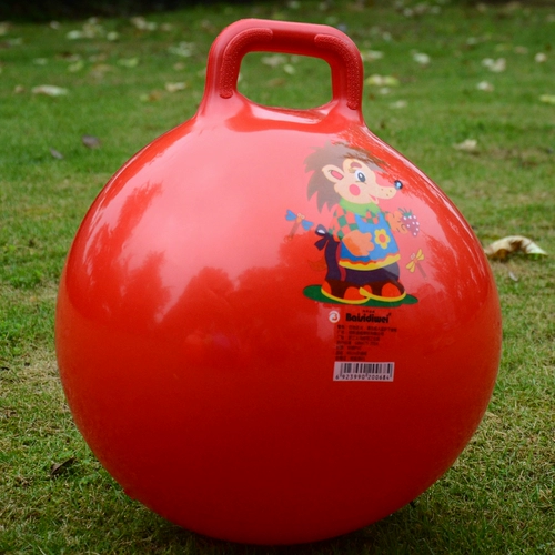 Большая ручка, игрушка для спортзала, надувной прыгучий мяч для детского сада для прыжков, увеличенная толщина, 45см