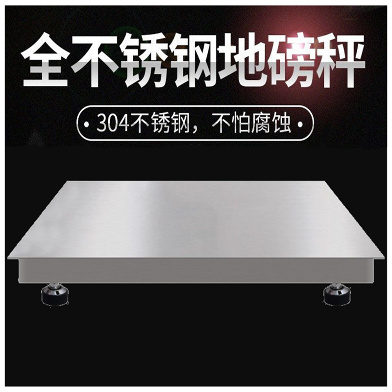 Shanghai Friends Sound 304 Stainless Steel Ground Pound Scales 1-3 Tons Stainless Steel Ground Pound Industry 304 Rust-proof Waterproof Ground