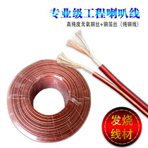 High-quality audio wire pure copper speaker wire professional engineering speaker wire all-copper gold and silver wire oxygen-free copper