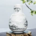 Jingdezhen gốm ấm nồi lẩu rượu vang vàng rượu vang trắng ly hai hai rượu vang ấm rượu sake hộ gia đình