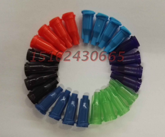 Dispensing machine syringe stopper White glue stopper Black red Green Purple Orange Blue