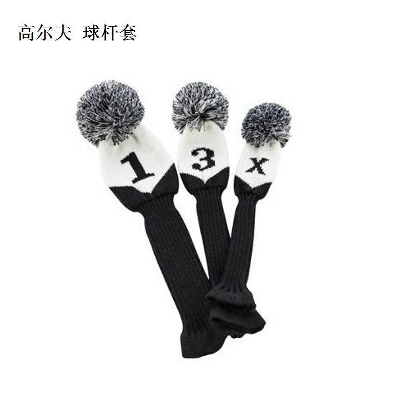 Foreign trade tail single golf club set woolen skull head model No. 1 wood fairway wood iron wood 13X set wooden club set