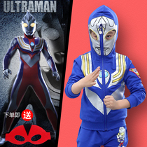  Ultraman clothes childrens autumn clothes boys  sets autumn handsome sportswear Spider-man autumn clothes trendy three-piece suit