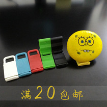 Plastic hand-painted small stone painting bracket bottom bracket pebble painting bottom bracket simple color multi-color small stone