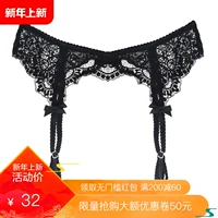 Châu Âu và Hoa Kỳ ren gợi cảm rỗng garter Slim lưới sợi vớ phù hợp với vớ đồ lót nữ garter vành đai dây nịt tất ren gợi cảm