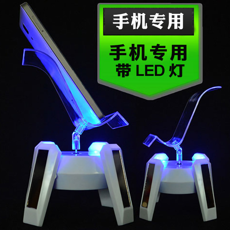Smart mobile phone solar rotating table mobile phone display stand counter display tray acrylic mobile phone stand automatic