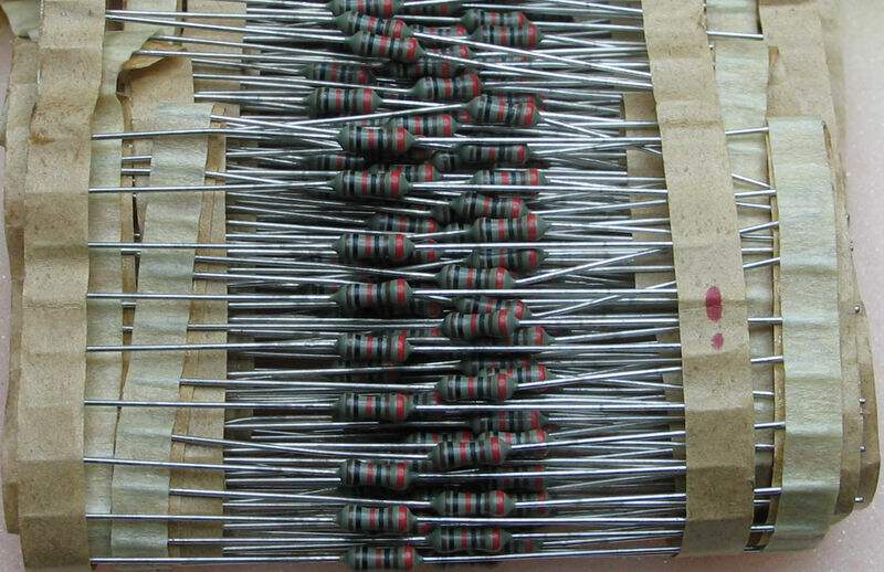 New NOS stock PHILIPS MRS25 6 color ring 1 4W Metal film resistor