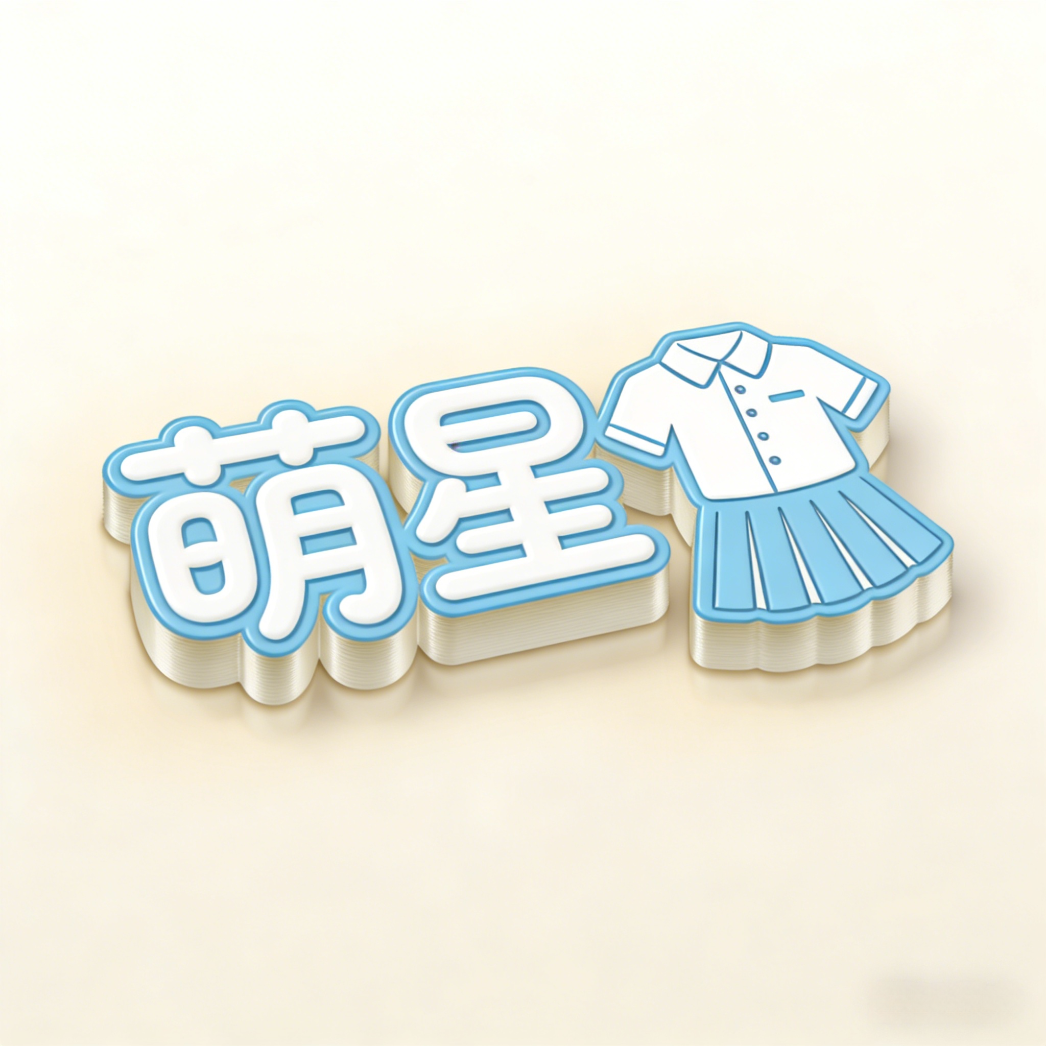 萌星儿童班服校园服饰店的LOGO