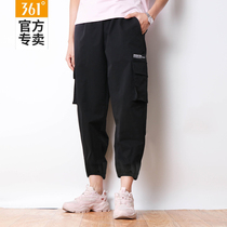 361 Sports Pants Women Speed Dry Breathable 2021 Summer New 361 Degrees Workwear Pants Woman Close-up Casual 90% Pants