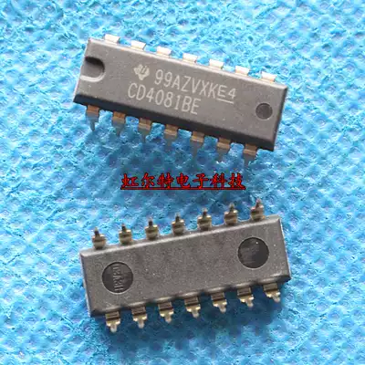 In-line logic chip IC CD4081BE CD4081 four 2 input AND gate DIP-14 original