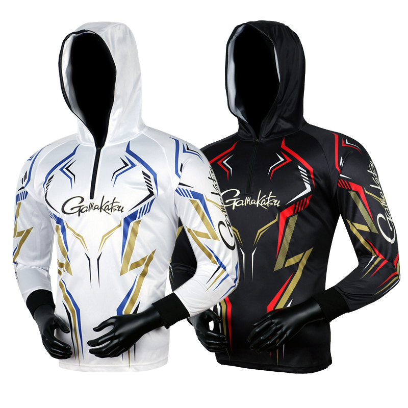 New outdoor fishing suit spring and summer fishing suit breathable sunscreen fishing suit fishing long sleeve sweating shirt subsuit